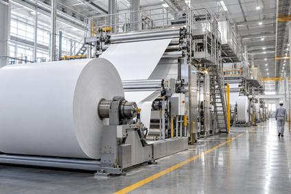 Professional paper rolls in a clean converting facility