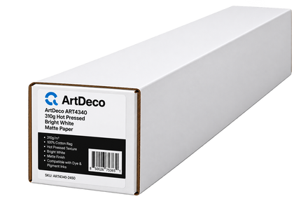 Hot Press Bright Watercolor Matte Paper 4340